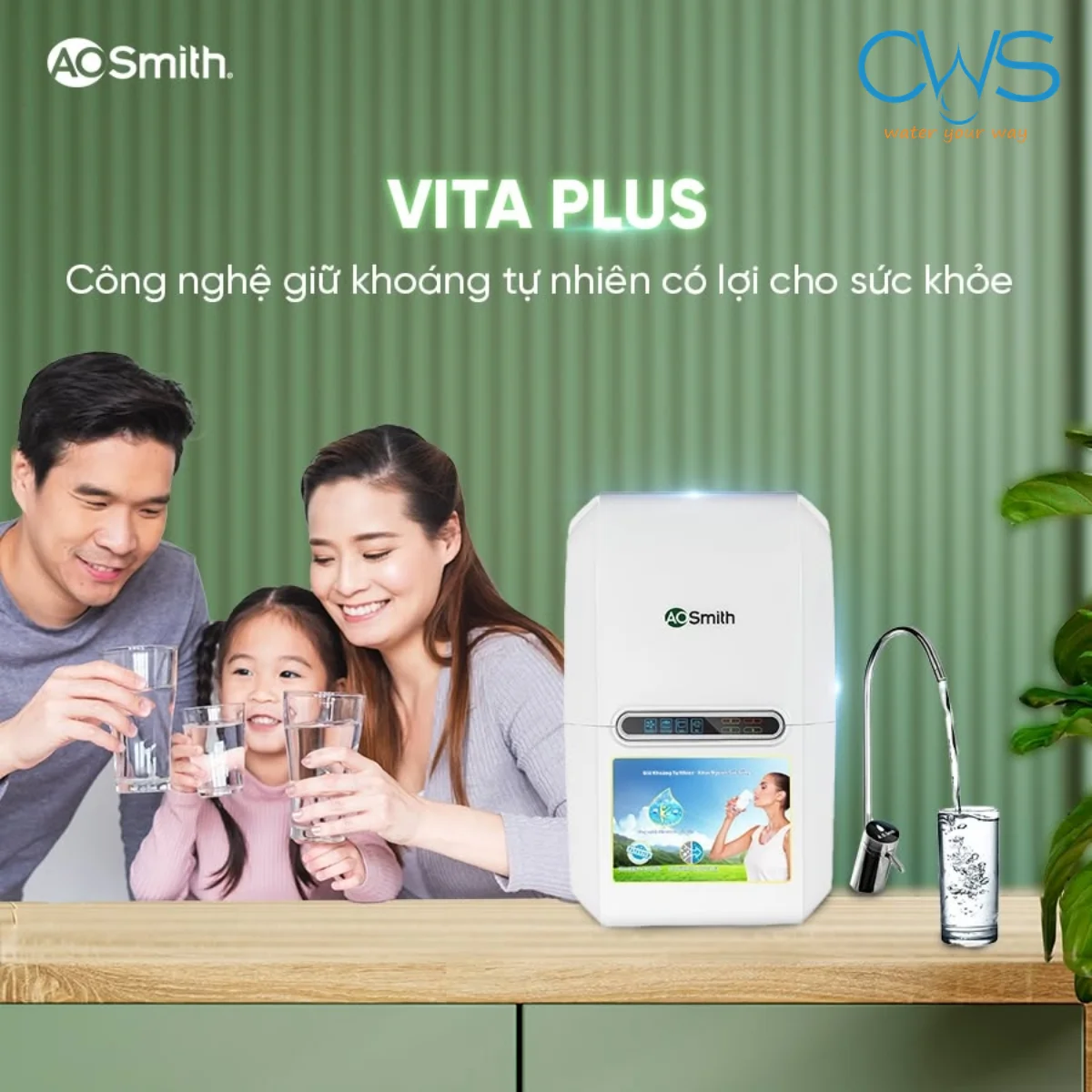 Máy Lọc Nước AO Smith Vita Plus Đáp Ứng Những Nhu Cầu Nào Trong Cuộc Sống Hằng Ngày