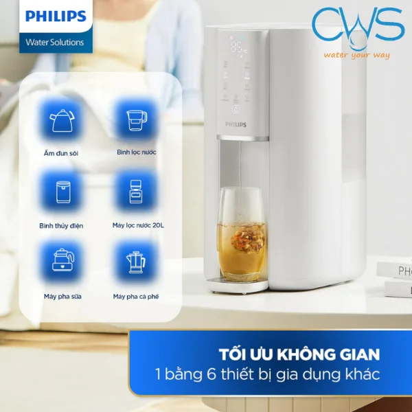 Máy Lọc Nước Philips ADD6910 Hiệu Suất Vận Hành Vượt Trội Và Công Nghệ Lọc Đột Phá