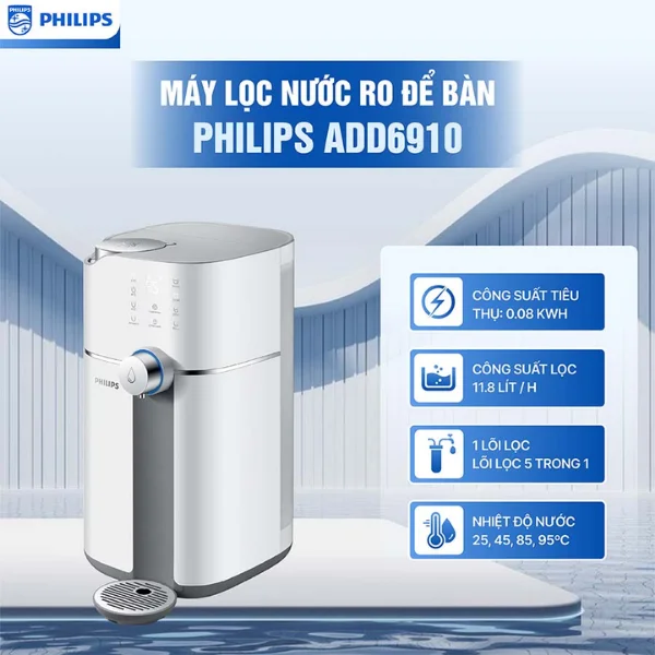 Máy Lọc Nước Philips ADD6910 Sở Hữu Những Công Nghệ Và Tính Năng Nổi Bật Nào