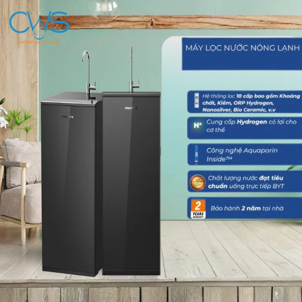 Máy Lọc Nước Philips ADD8911/74 Sở Hữu Công Suất Lọc Mạnh Mẽ Và Lưu Trữ Lớn