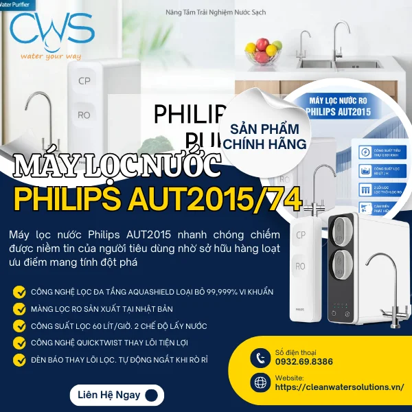 Những Lý Do Khiến Máy Lọc Nước Philips AUT2015/74 Được Nhiều Gia Đình Lựa Chọn