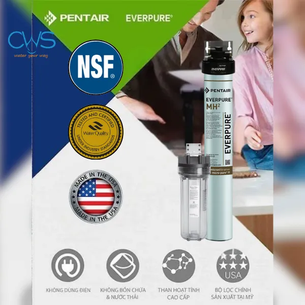 Những Tiêu Chuẩn Chất Lượng Cần Quan Tâm Khi Đánh Giá Pentair Everpure MH2