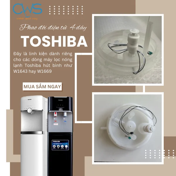 Phao đôi điện tử 4 dây Toshiba