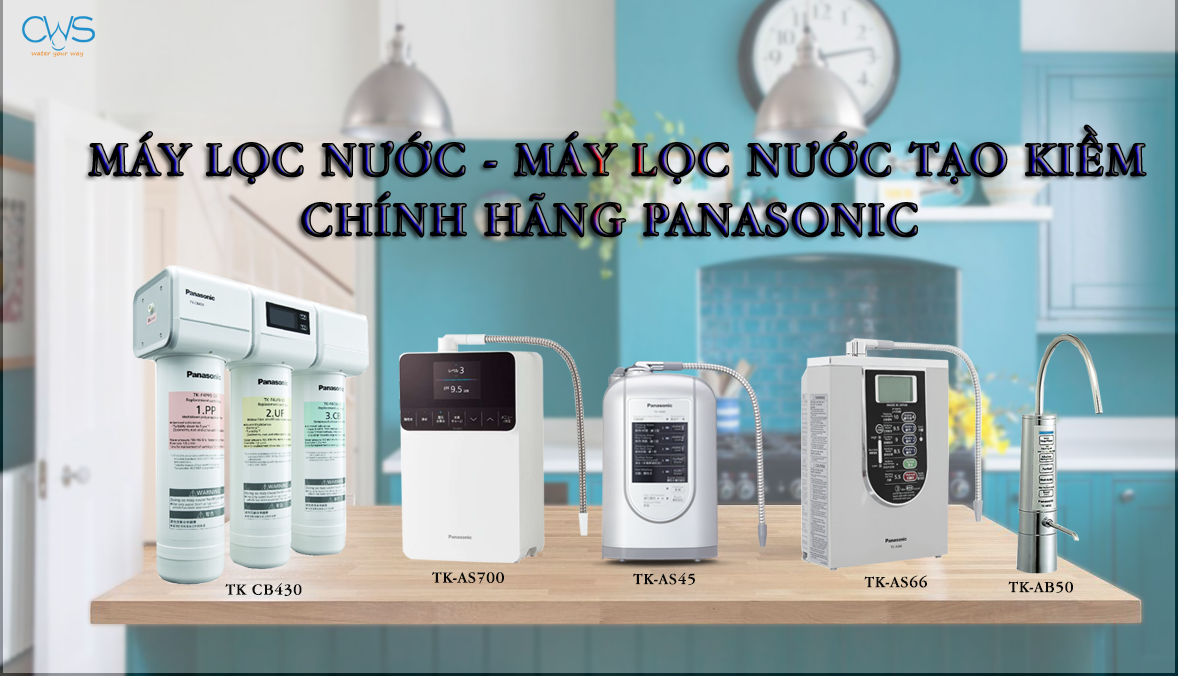 máy lọc nước cao cấp - máy lọc nước tạo ion kiềm chính hãng Panasonic