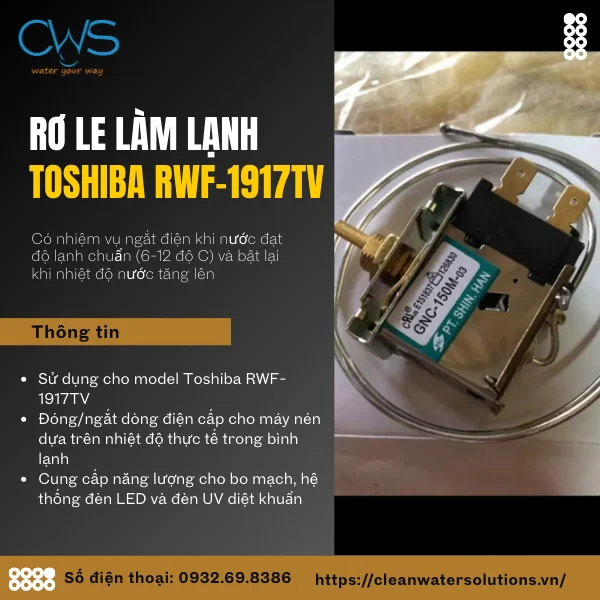 Rơ le làm lạnh Toshiba RWF-1917TV
