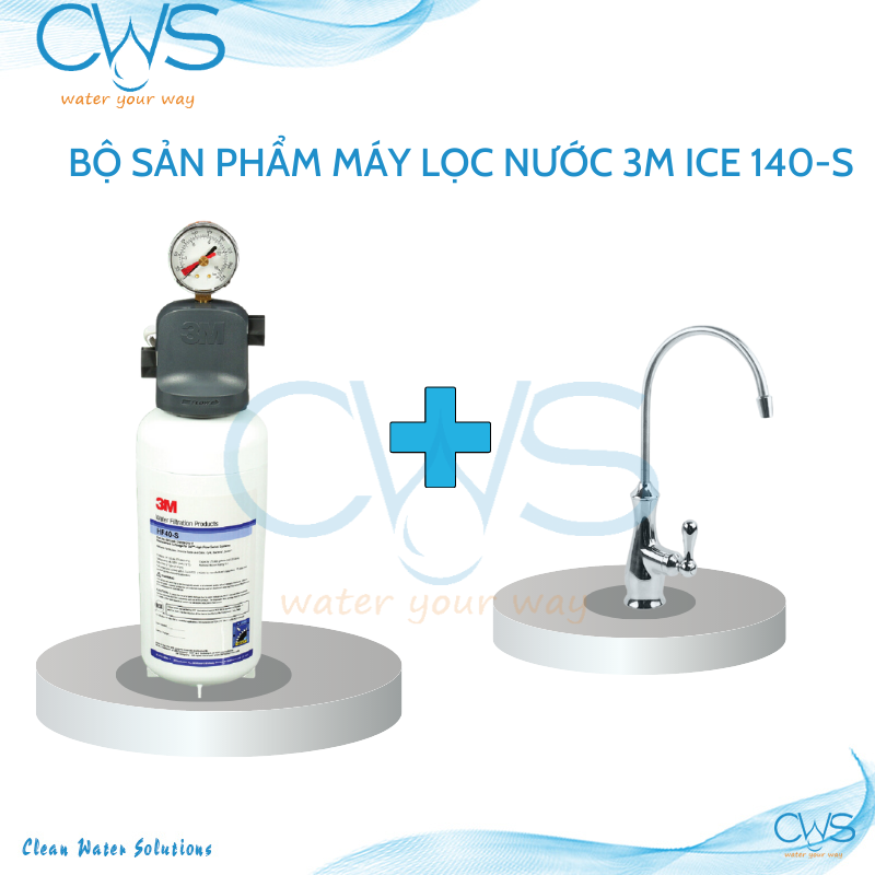 sản phẩm đi kèm máy lọc nước 3M ICE 140s