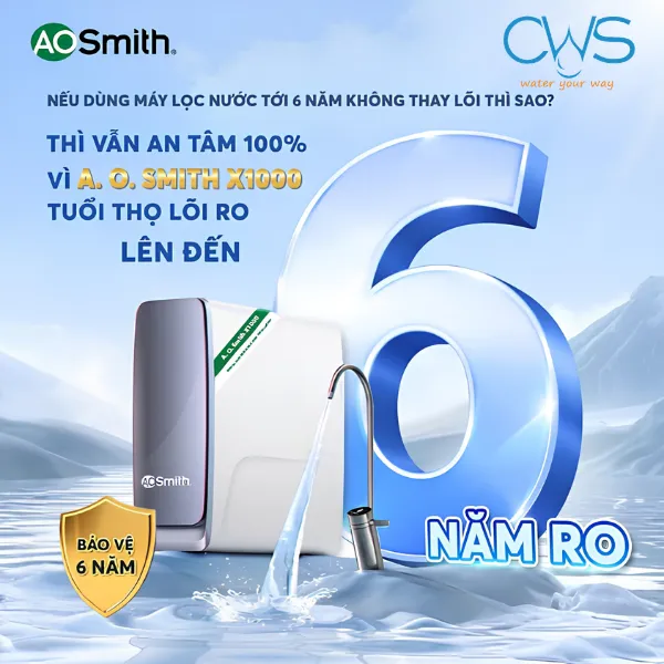 Tại Sao Máy Lọc Nước AO Smith X1000 Lại Trở Thành Tiêu Chuẩn Mới Cho Dòng Máy Gầm Cao Cấp