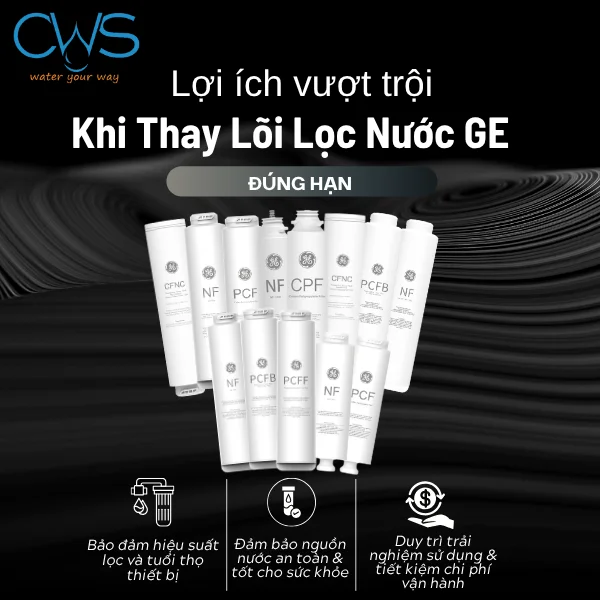 Tầm Quan Trọng Của Việc Thay Lõi Lọc Nước GE Đúng Hạn