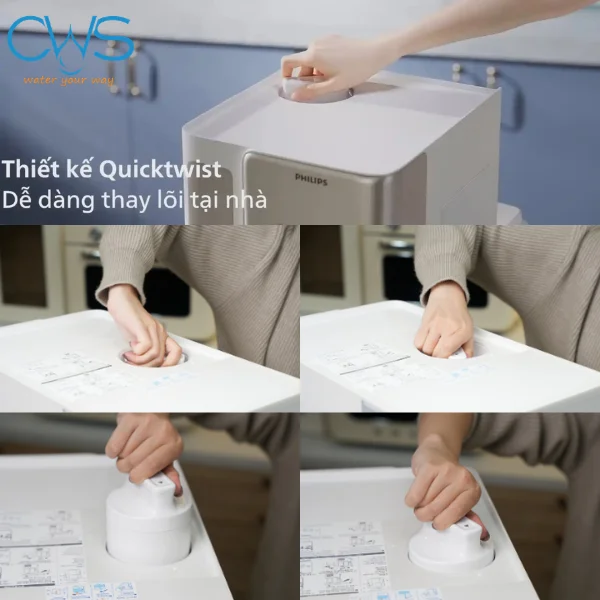 Thiết Kế QuickTwist Giúp Khách Hàng Thay Lõi Nhanh Chóng, Thuận Tiện