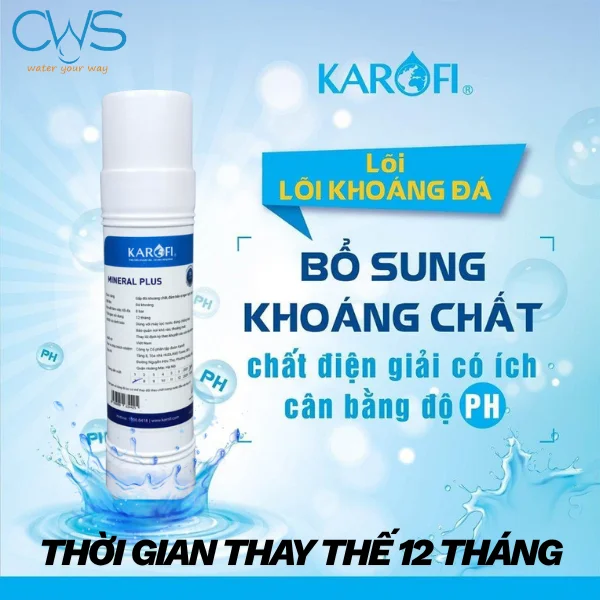 Thời gian thay thế lõi lọc Karofi Mineral Plus