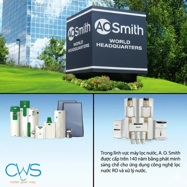 Thương Hiệu AO Smith - Mỹ Hơn 150 Năm Lịch Sử