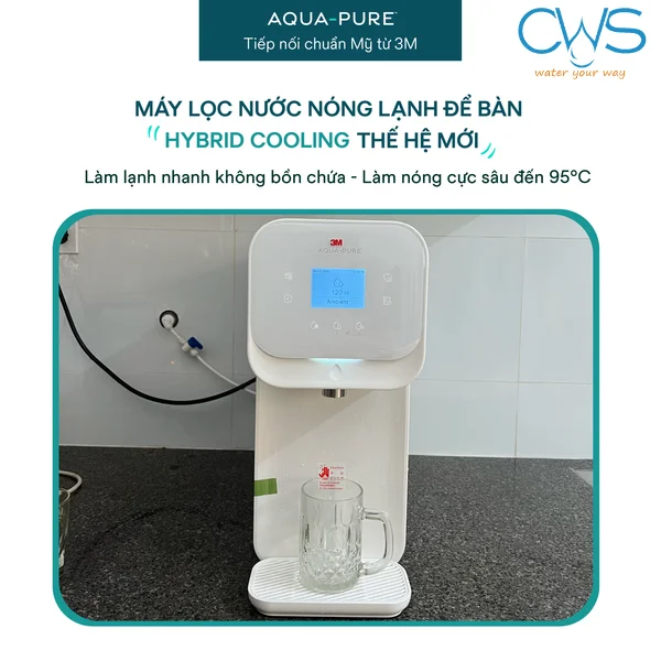 Tính năng cung cấp nước nóng-lạnh nhanh chóng tại máy lọc nóng lạnh 3M Aqua-Pure HCD-3C