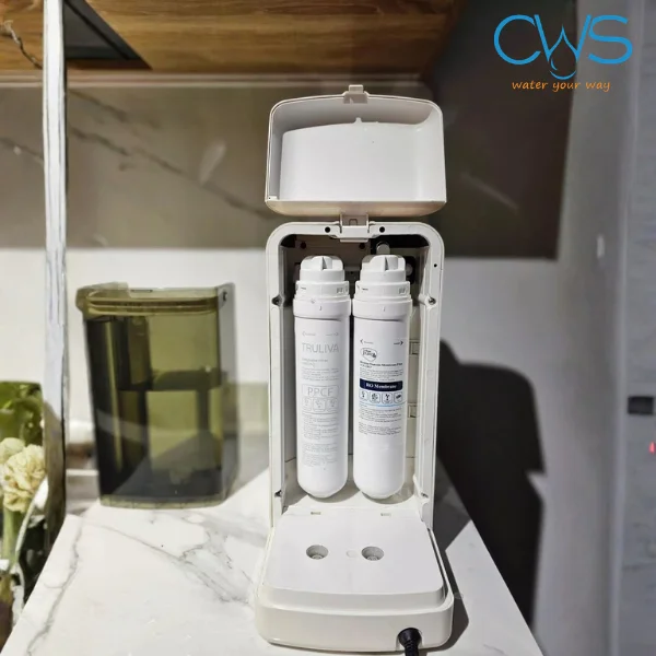 Vị Trí Lõi Lọc Nước Truliva Lavita Thực Tế Trên Máy