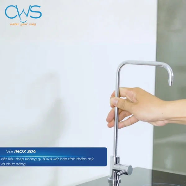 Vòi Lấy Nước Chất Liệu Inox 304 Không Gỉ, Bền Bỉ