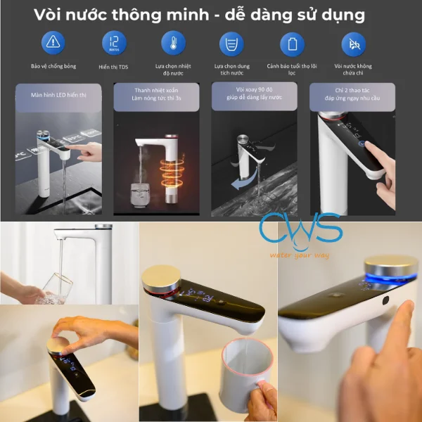 Vòi Lấy Nước Điện Tử Cảm Ứng