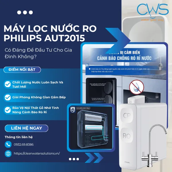 Với Mức Giá 6 Triệu Cho Máy Lọc Nước RO Philips AUT2015 Có Đáng Để Đầu Tư Cho Gia Đình Không