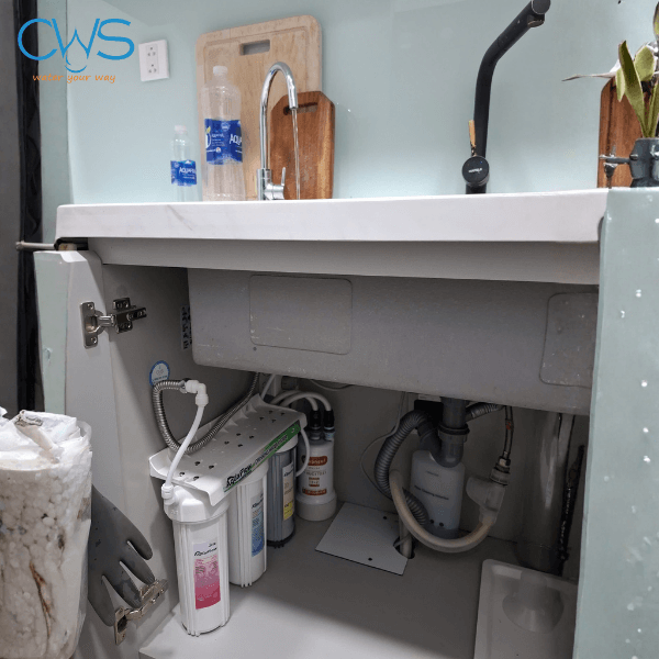 Nâng cấp bộ tiền lọc 3 cấp Thái Lan 10 Inch cho máy điện giải ion kiềm Mitsubishi Cleansui