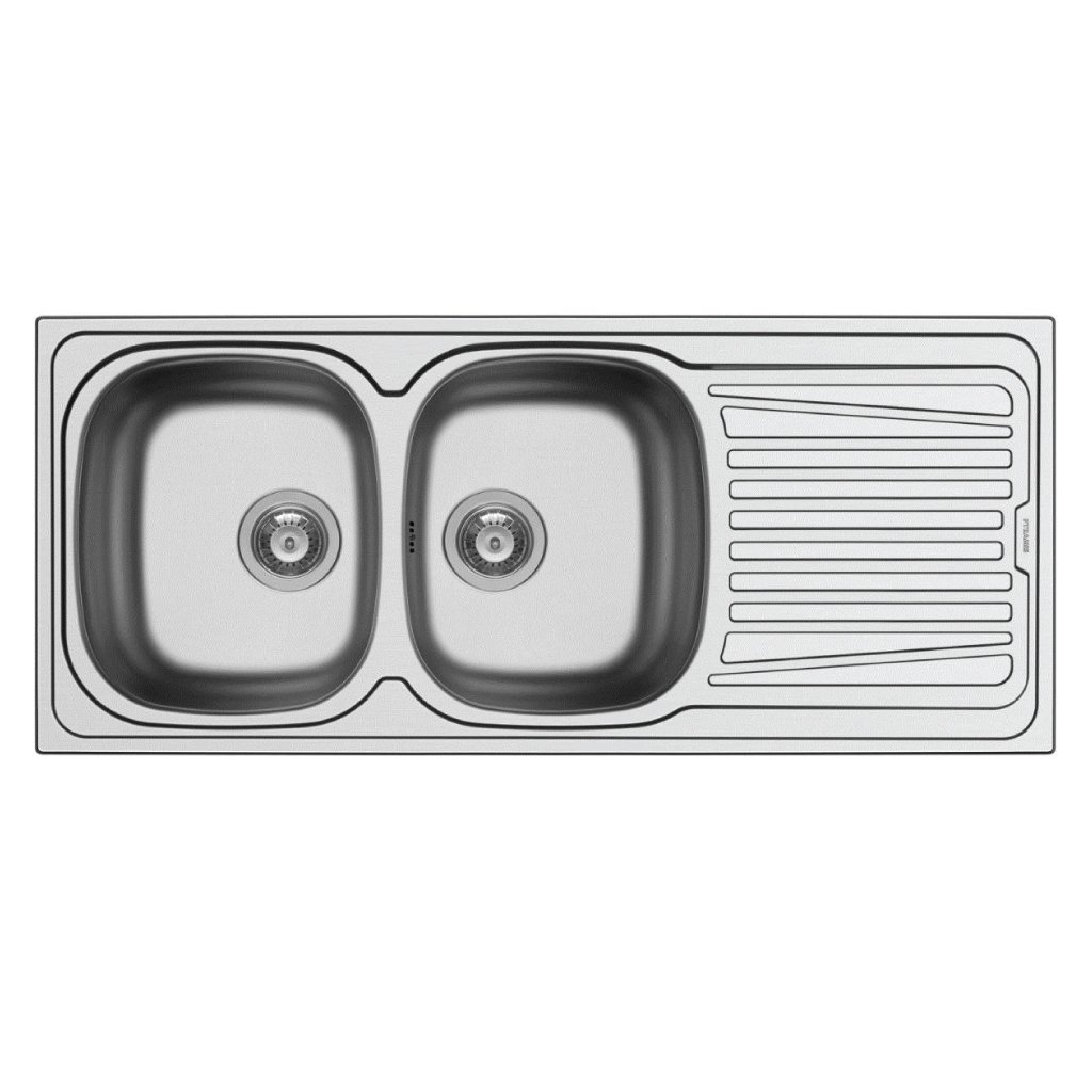 Chậu rửa chén inox Hafele - ROSE II 2B 1D - 565.86.391
