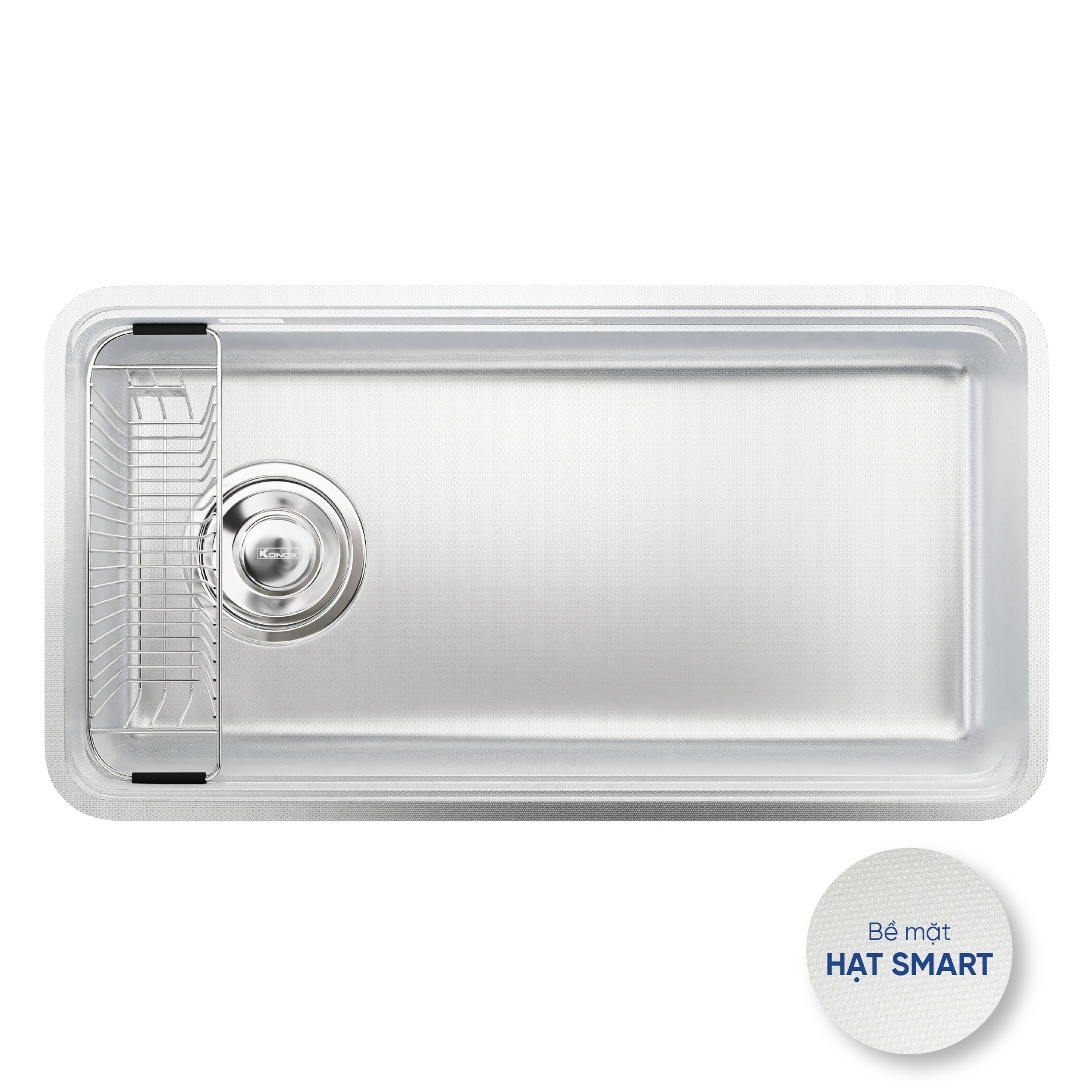 Chậu rửa Konox Tari Smart 8847PP-L (hạt Smart chống xước)