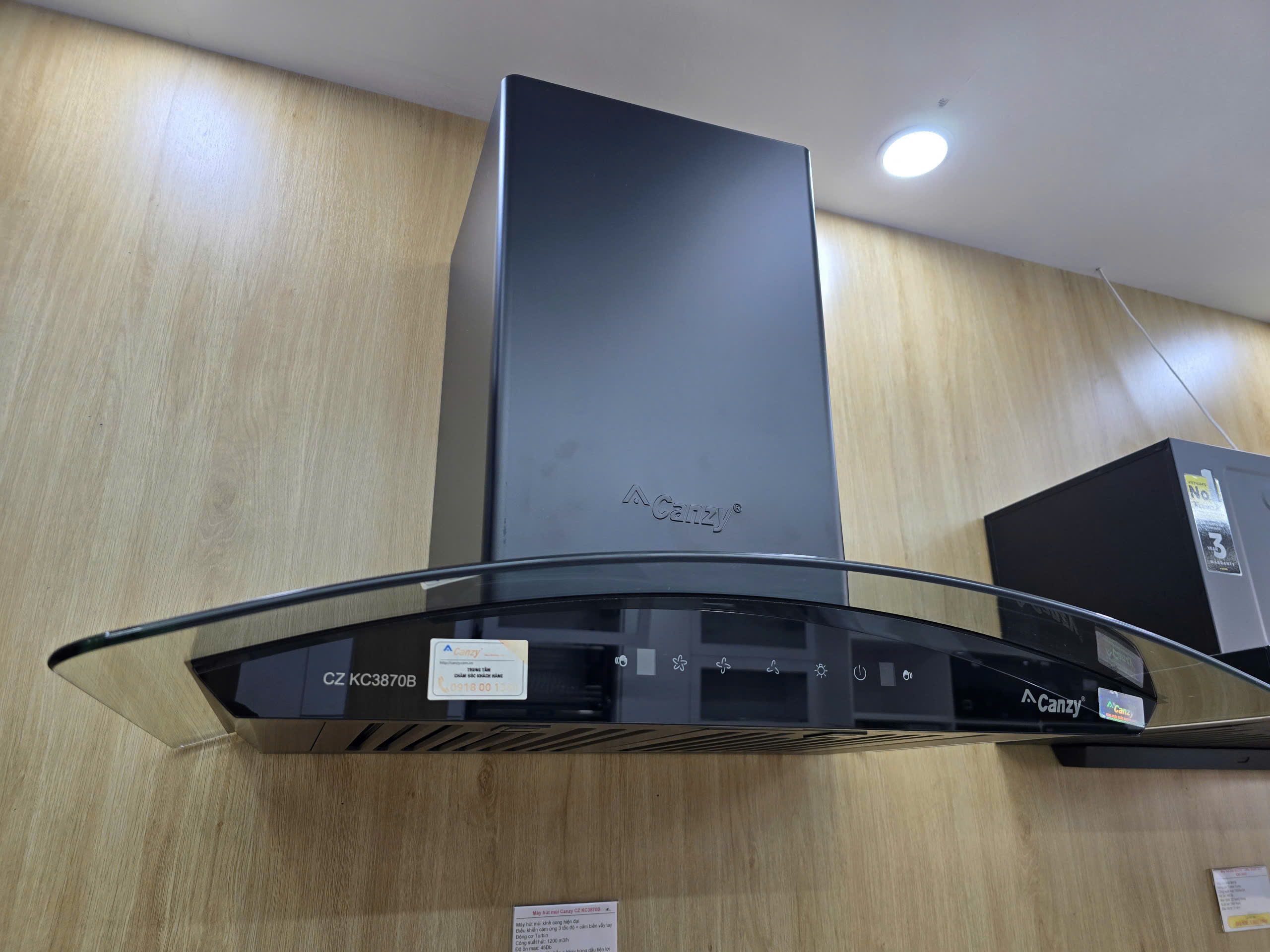Toàn quốc - Thanh lý máy hút mùi Canzy CZ-3870B