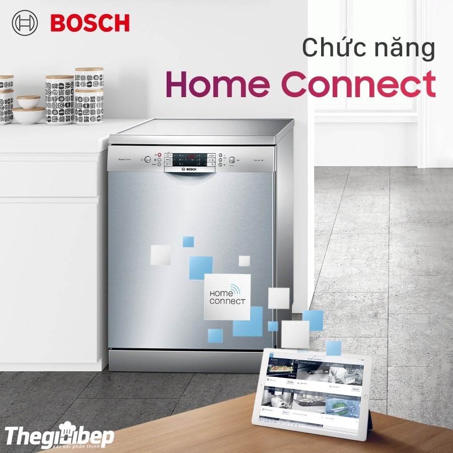 Máy rửa bát Bosch SMS6ZCI16E - Seri 6 - Made in Germany