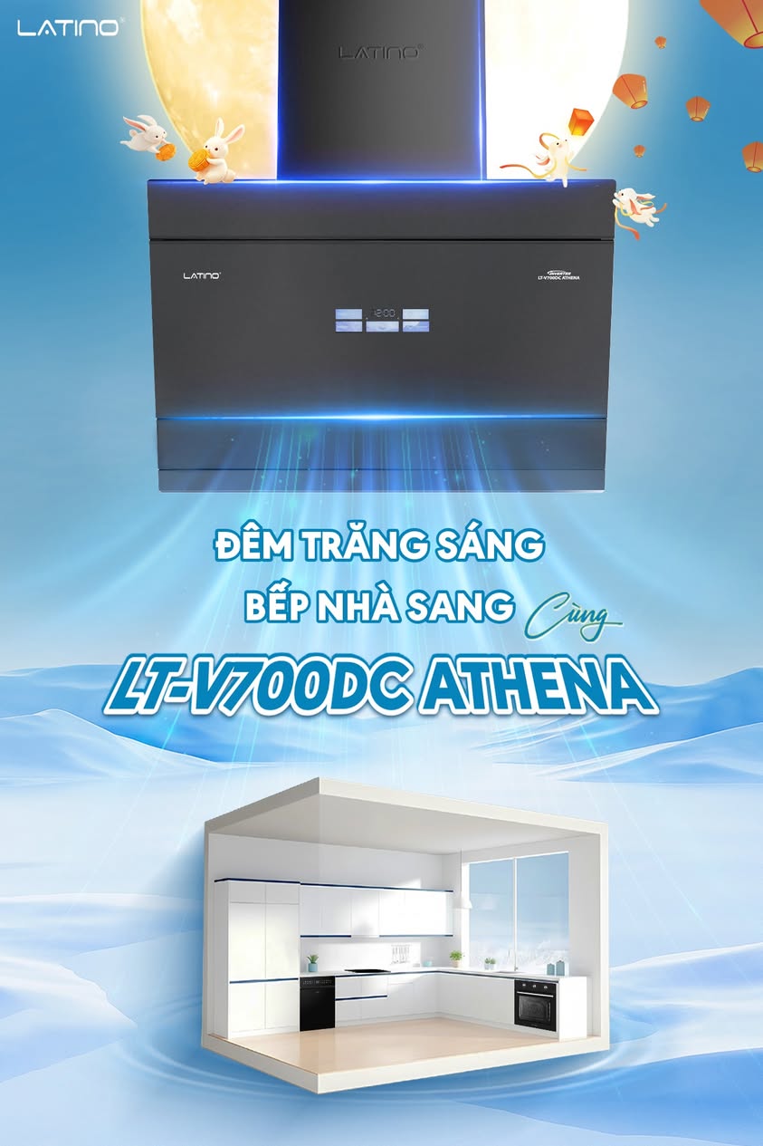 Máy hút mùi LATINO LT-V700DC Athena - Made in Malaysia