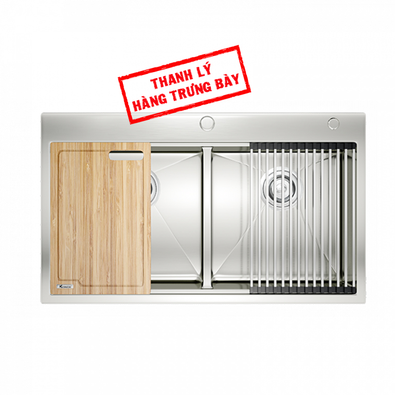 HCM - Thanh lý chậu rửa Konox KN-8850TD hàng trưng bày