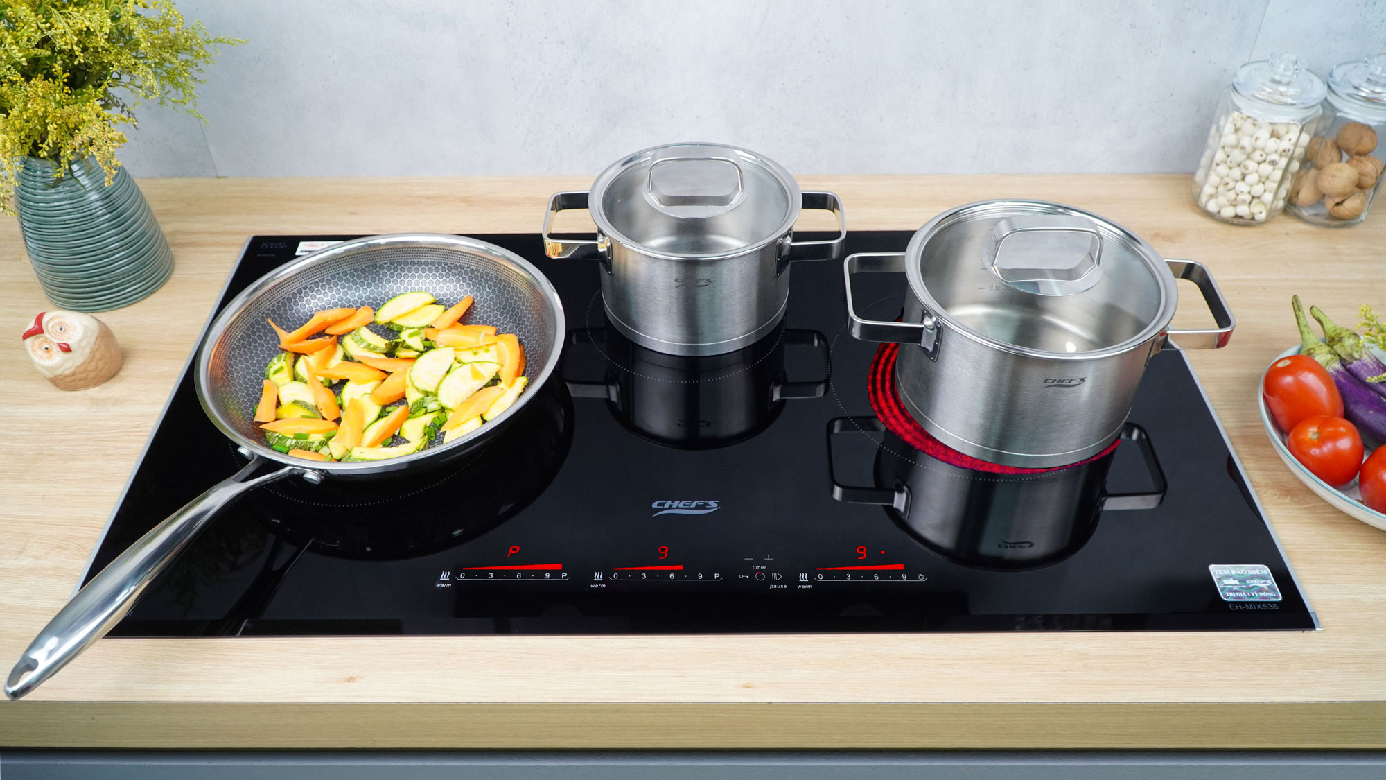 Bếp điện từ Chefs EH-MIX536 - Linh kiện EGO Đức