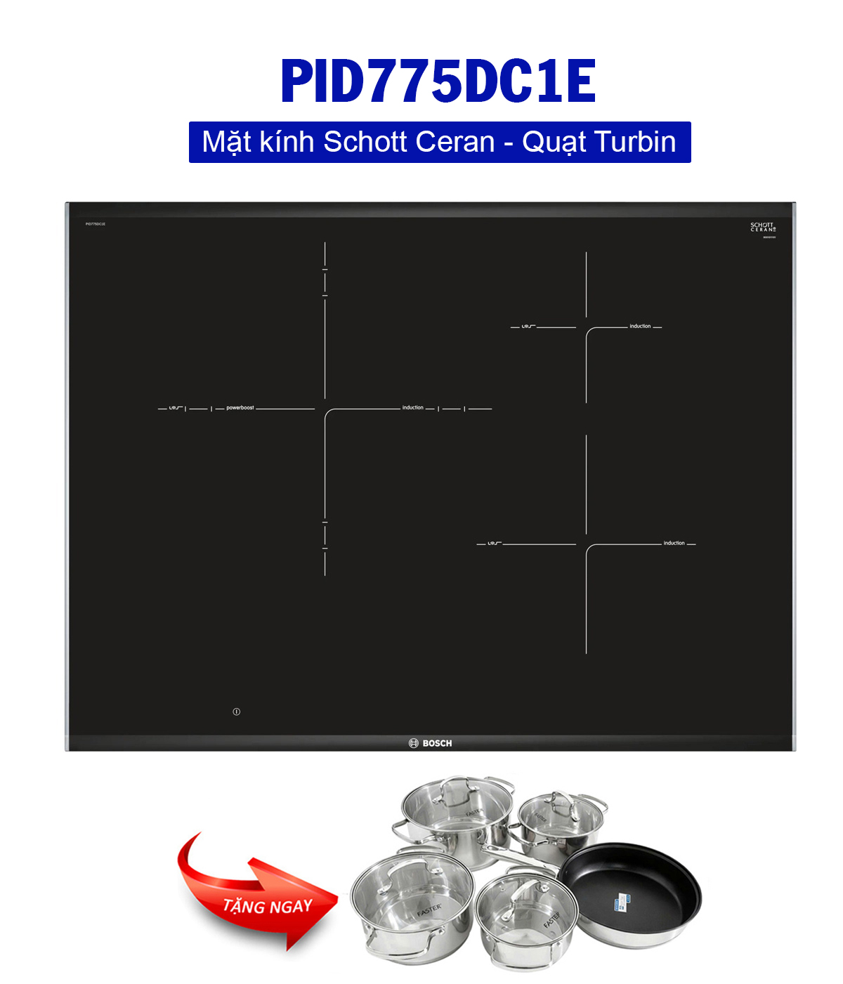 Bếp từ Bosch PID775DC1E