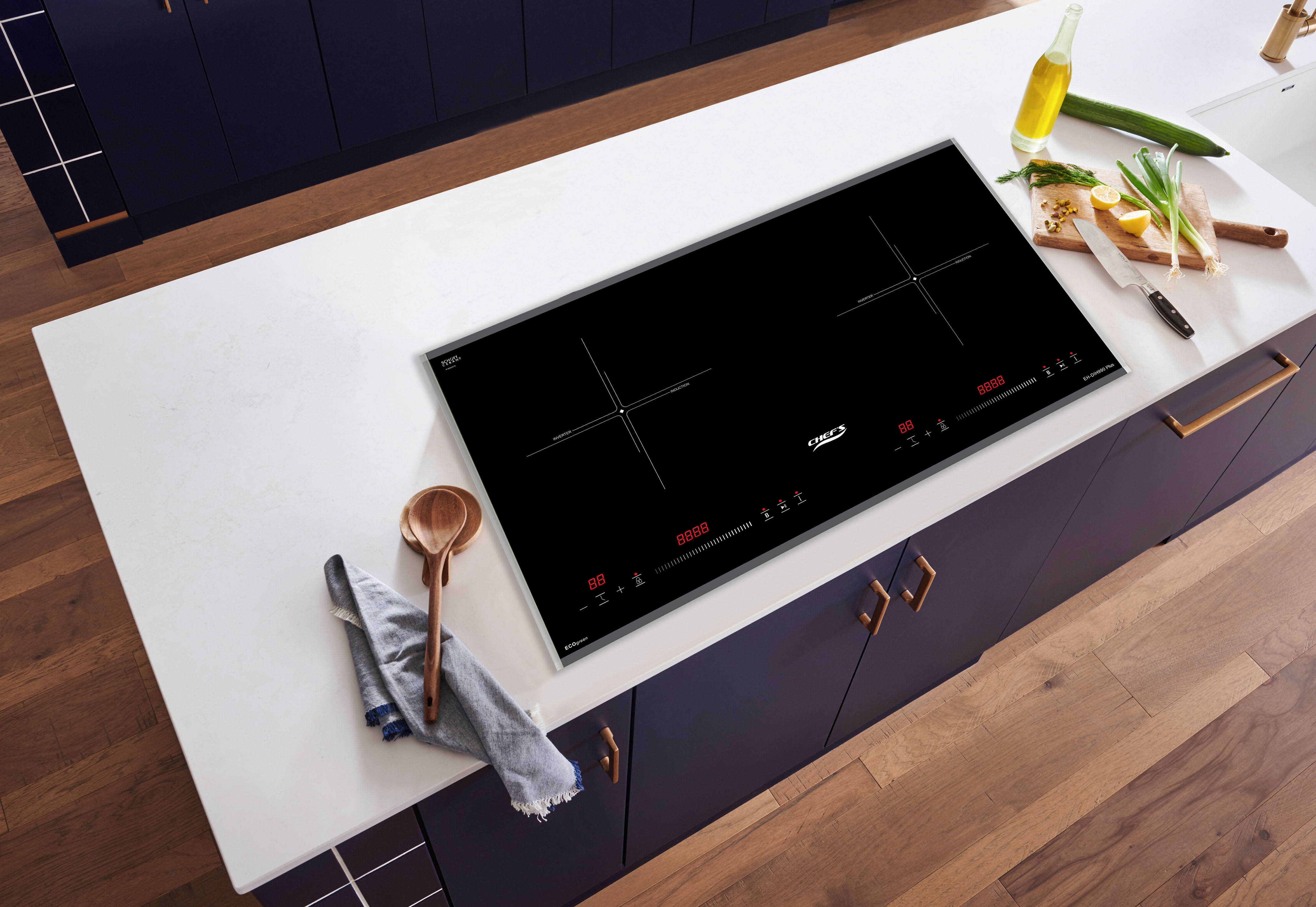 Bếp từ CHEFS EH-DIH990 PLUS - Mặt kính Schott Ceran Đức (2026)