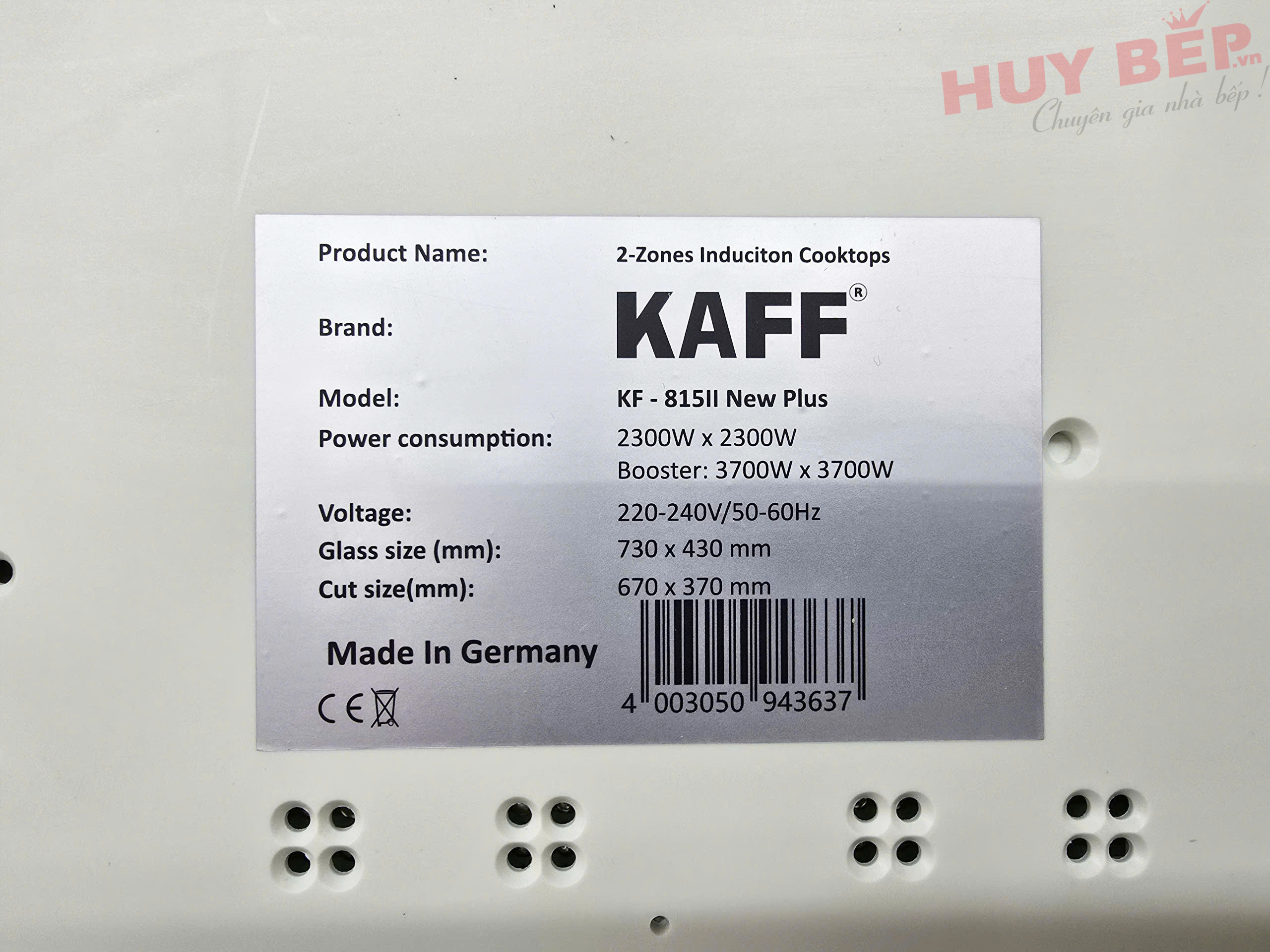 Bếp từ KAFF KF-815II New Plus - Made in Germany (New 2025)