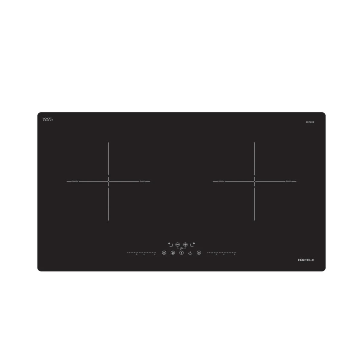 Bếp từ lắp âm 2 vùng nấu Hafele HC-I73241B 536.61.859