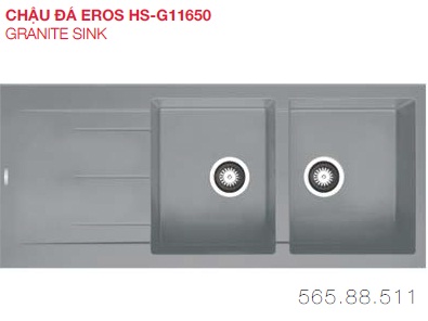 Chậu rửa Hafele HS-G11650 . 565.88.511