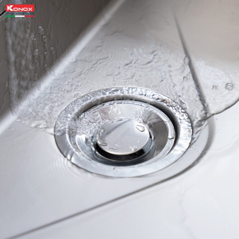 Chậu rửa Konox Tari 8748SR (Bề mặt hạt chống xước siêu mịn)