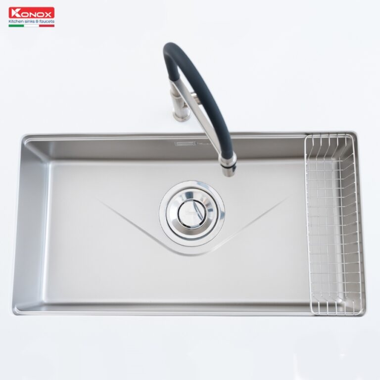 Chậu rửa Konox Tari 8748SR (Bề mặt hạt chống xước siêu mịn)