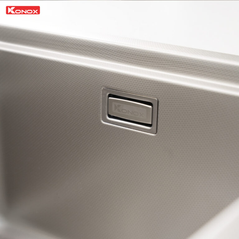 Chậu rửa Konox KN8048TS Dekor (Bề mặt hạt chống xước)