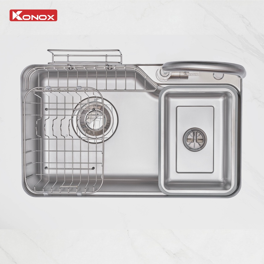 Chậu rửa Konox Tari Smart 8050 (hạt Smart chống xước)