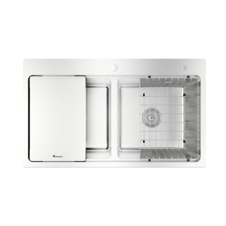 Chậu rửa Konox KN8651TD Dekor (Bề mặt hạt chống xước)