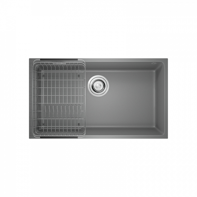 Chậu rửa Konox Naros 760S - Grey (Chậu đá Granite)