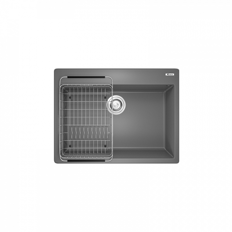 Chậu rửa Konox Ruvita 680 - Grey (Chậu đá Granite)