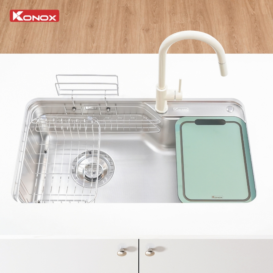 Chậu rửa Konox Tari Smart 9050PP (hạt Smart chống xước)