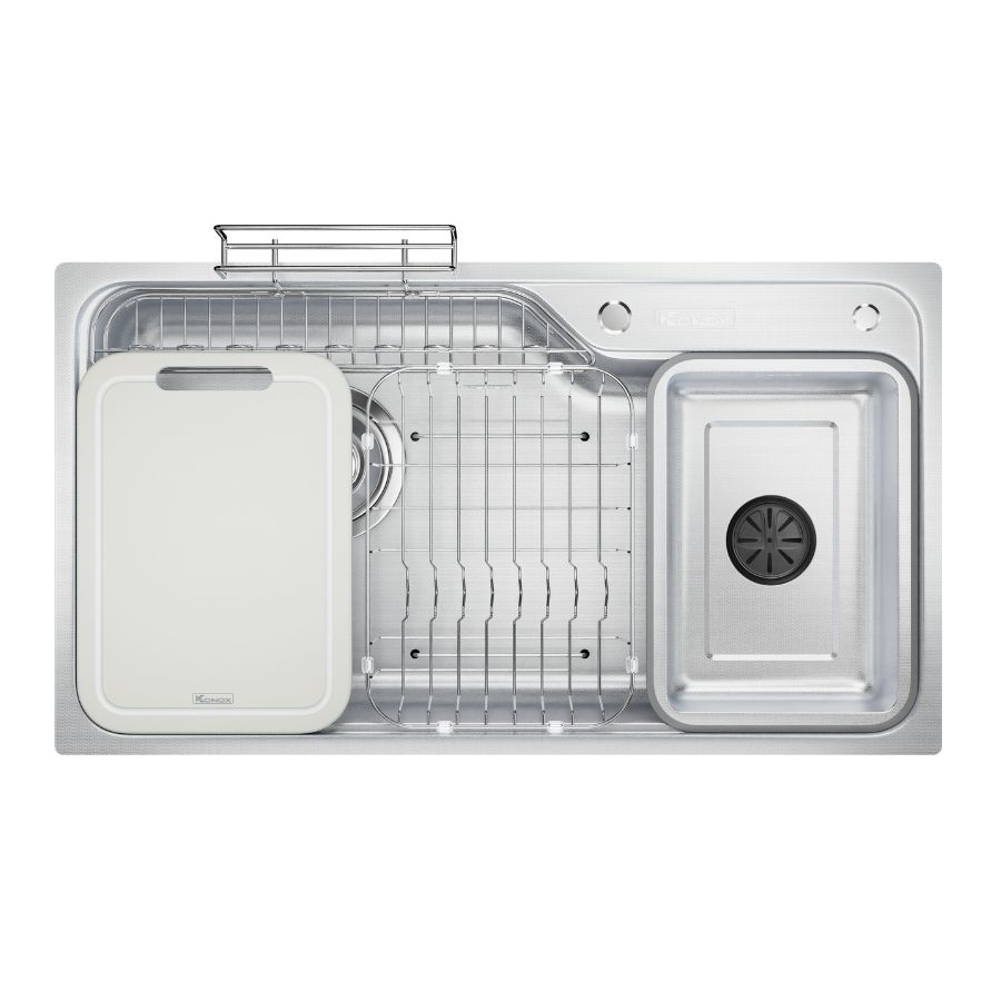 Chậu rửa Konox Tari Smart 9050PP (hạt Smart chống xước)