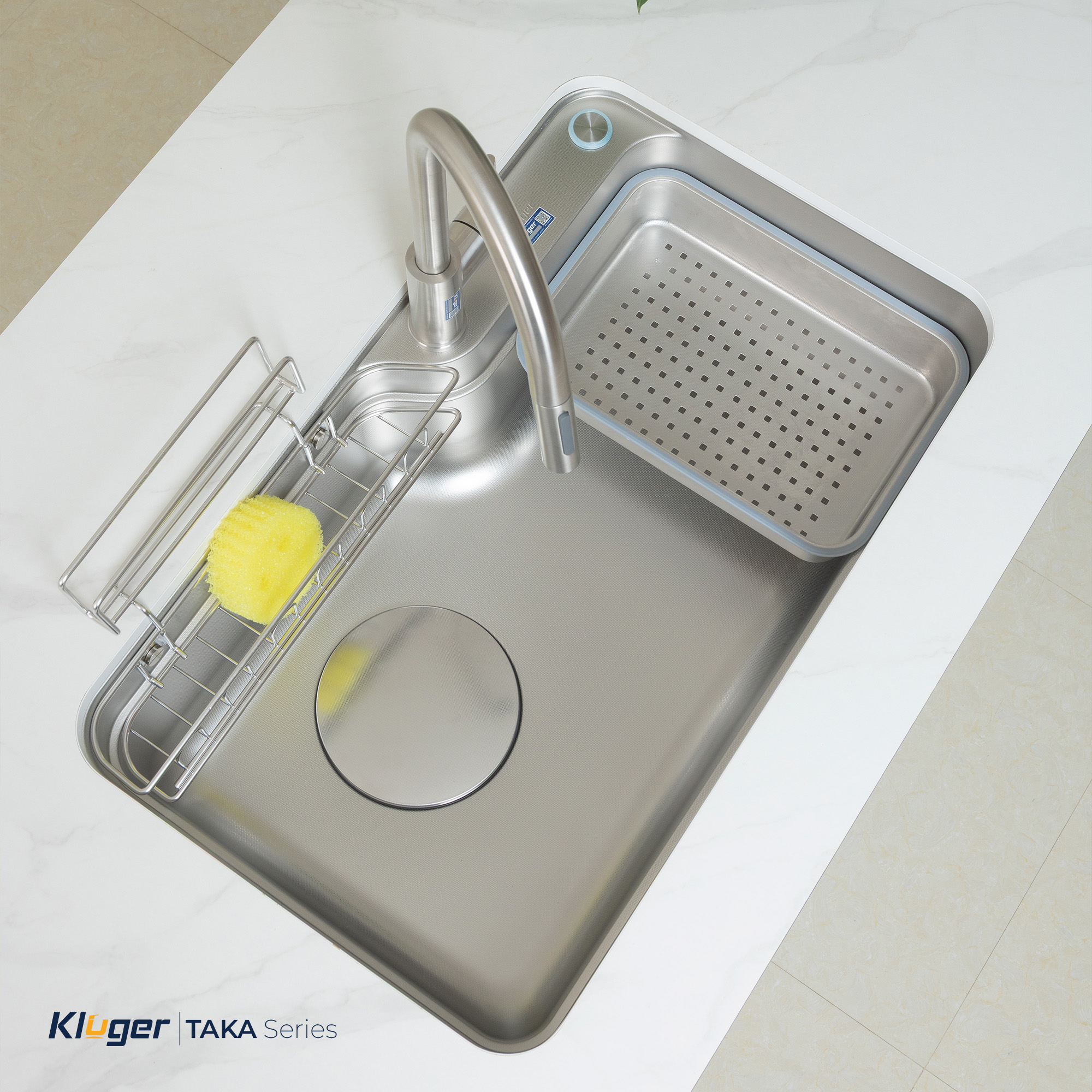 Chậu rửa Kluger KF7848FS-DO Plus (Tặng vòi rửa Kluger)