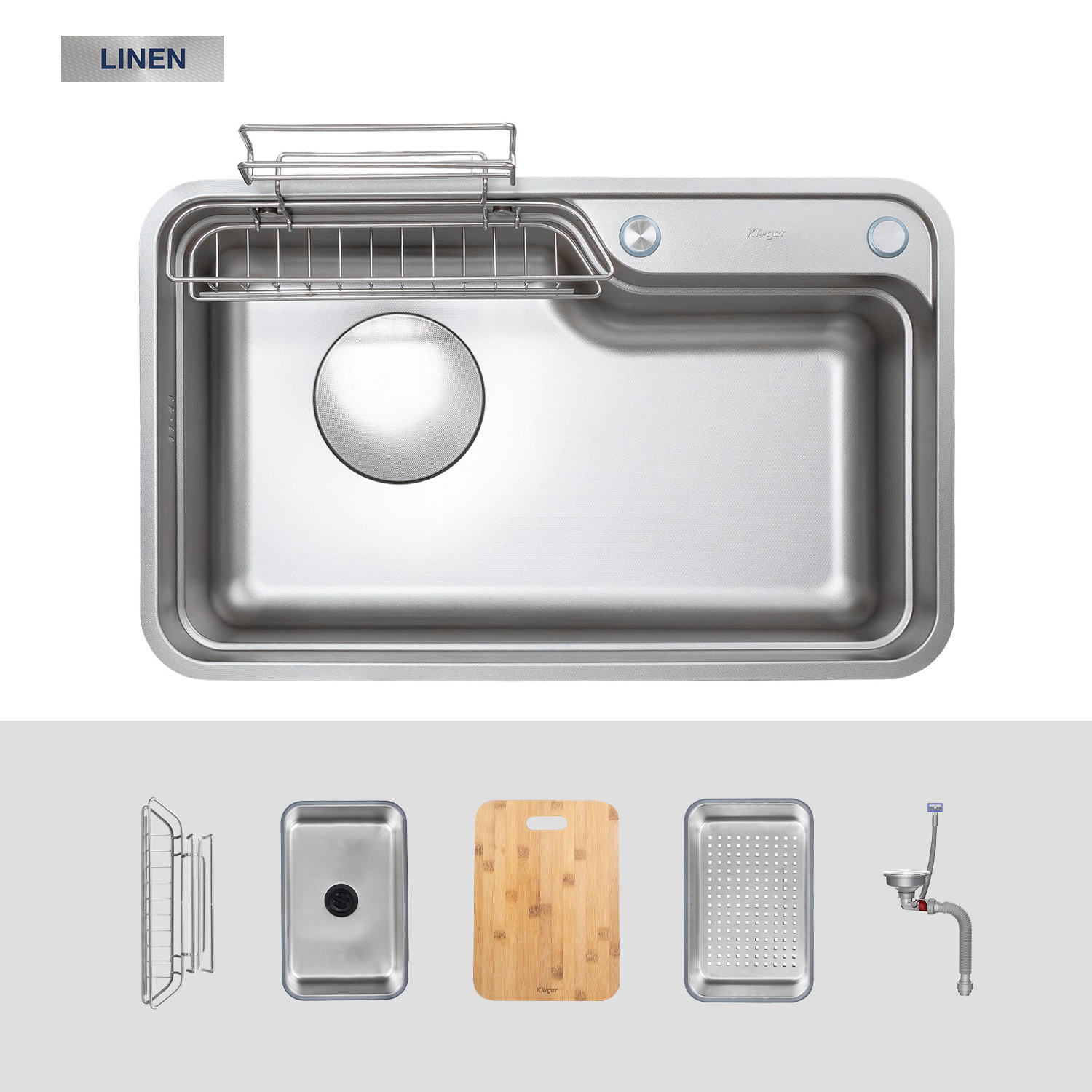 Chậu rửa Kluger KF7848FS-DO Plus (Tặng vòi rửa Kluger)