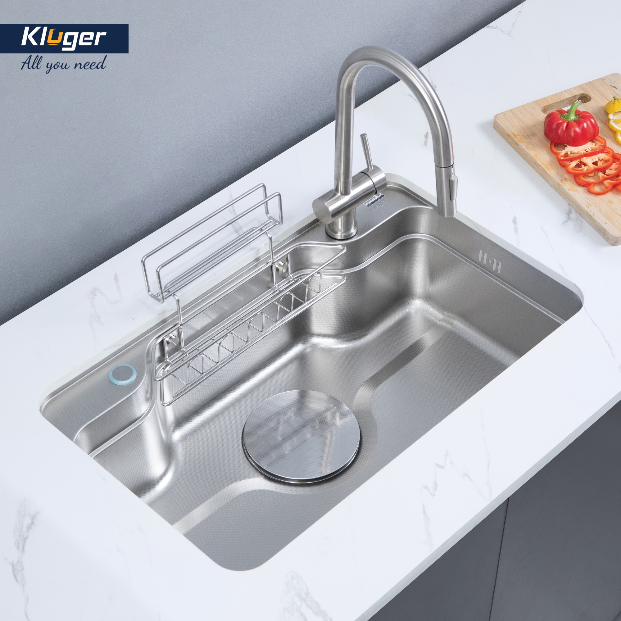 Chậu rửa Kluger KF7848FS Basic (Tặng vòi rửa Kluger)