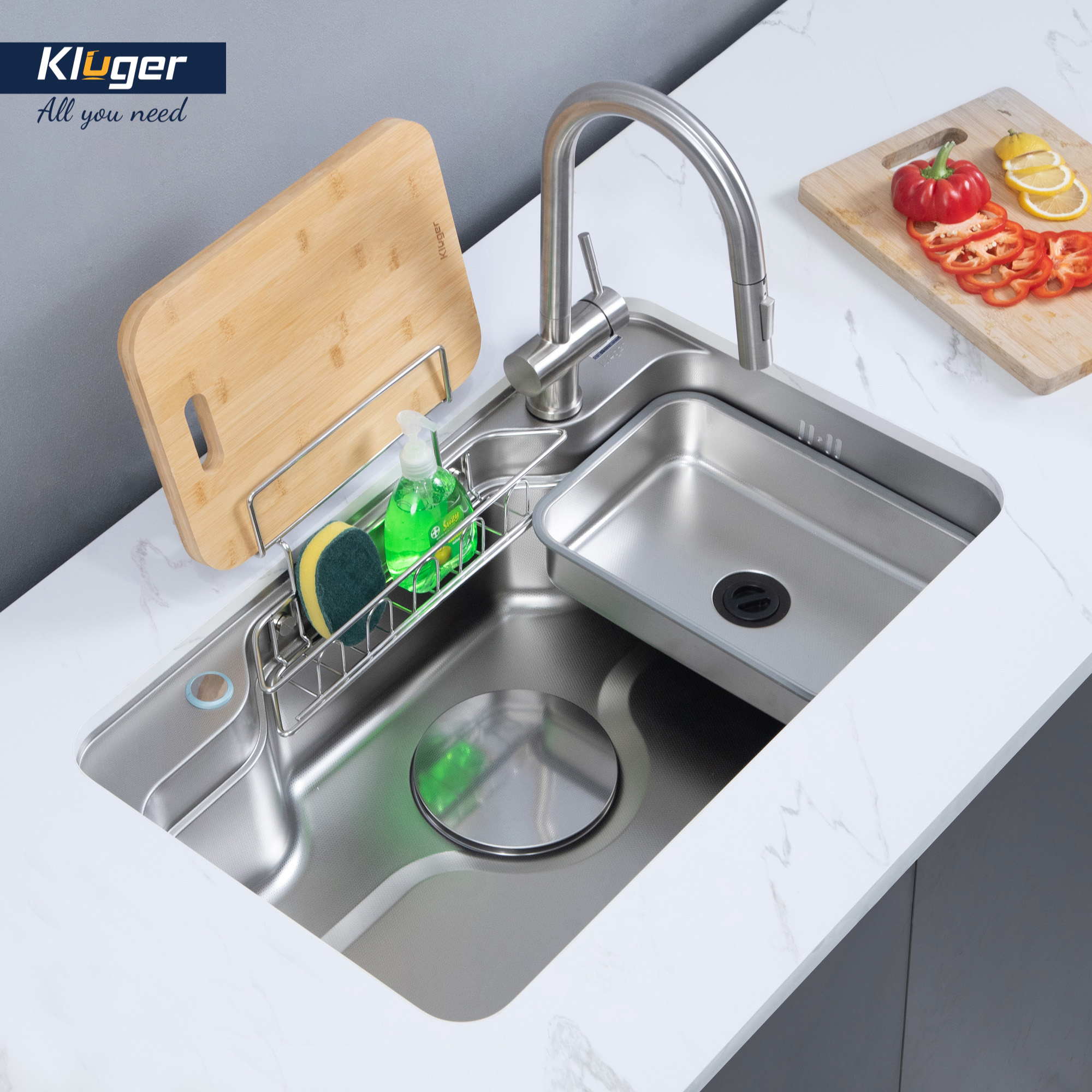 Chậu rửa Kluger KF7848FS Plus (Tặng vòi rửa Kluger)
