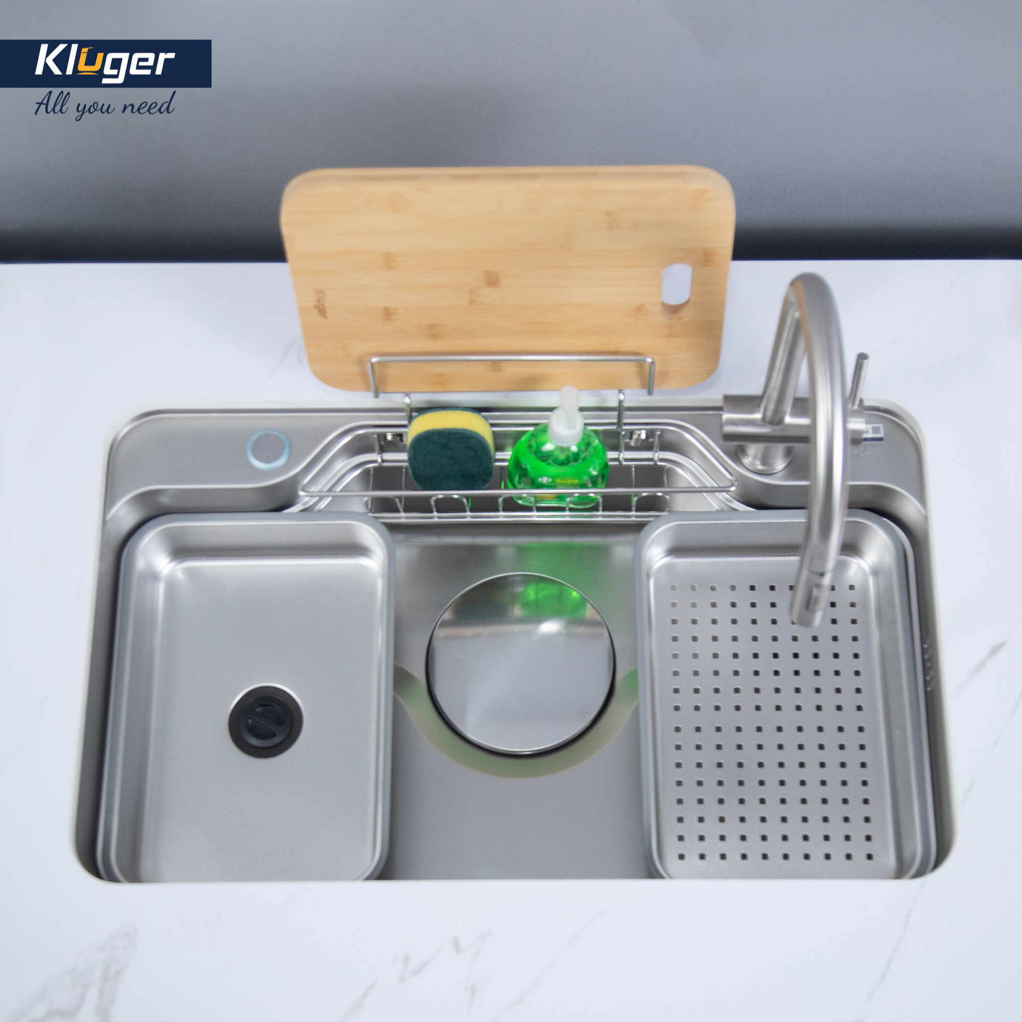 Chậu rửa Kluger KF7848FS Plus (Tặng vòi rửa Kluger)