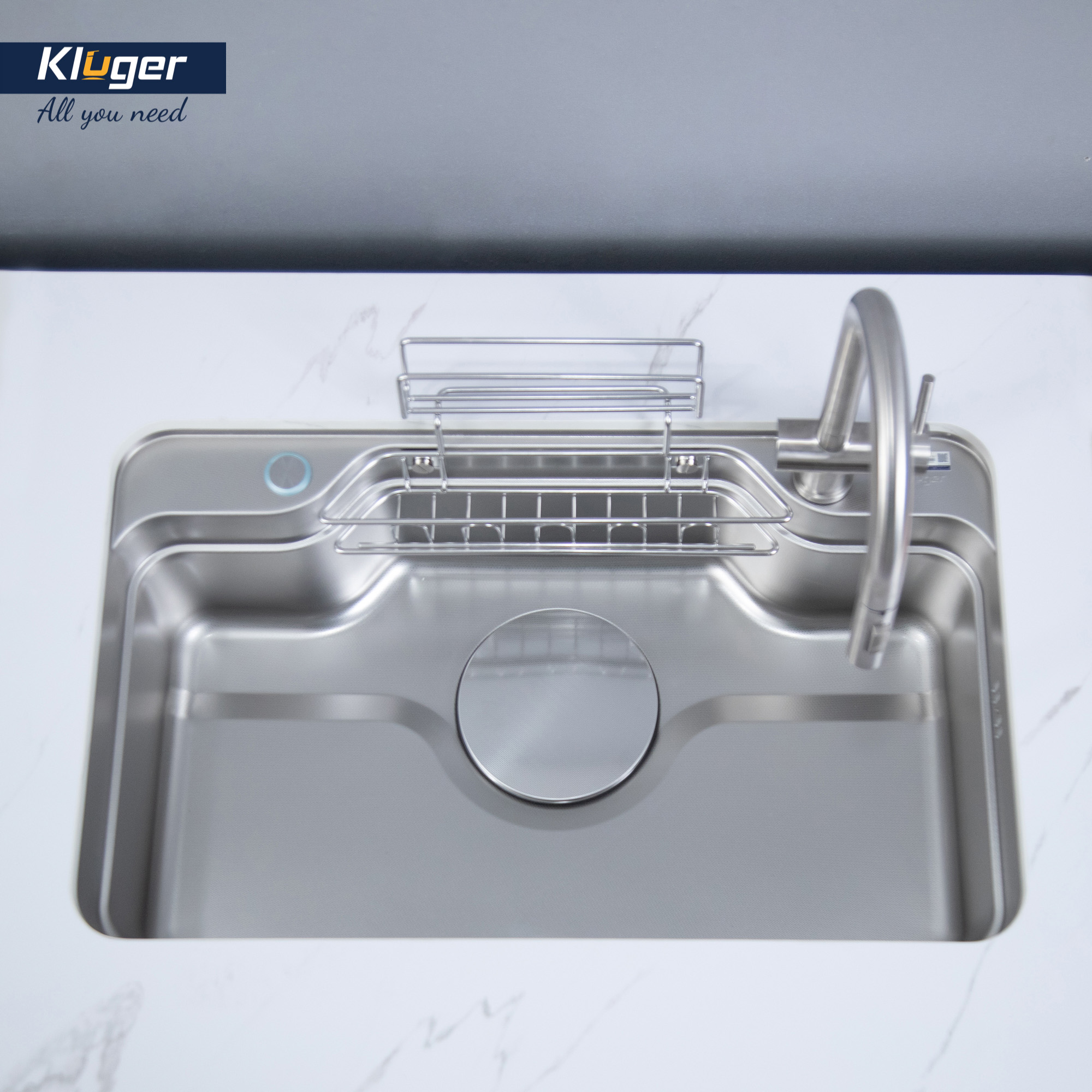 Chậu rửa Kluger KF7848FS Basic (Tặng vòi rửa Kluger)