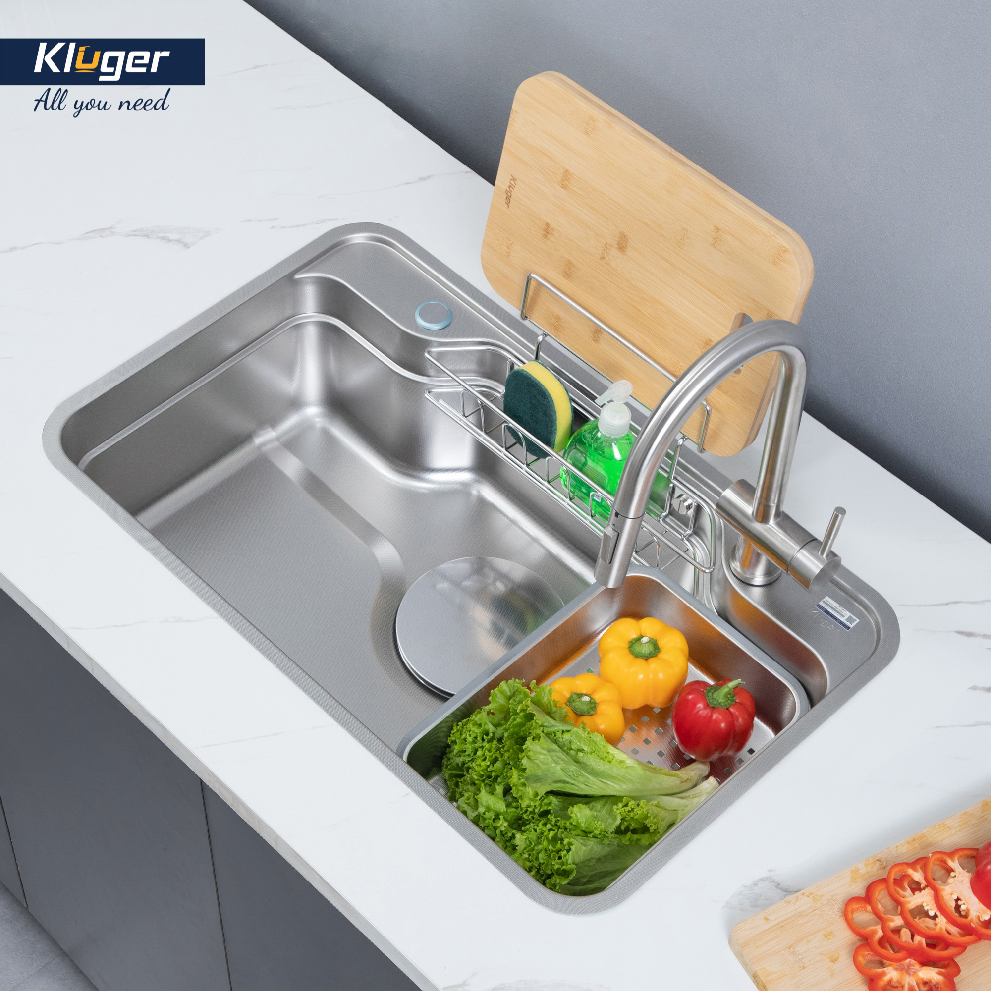 Chậu rửa Kluger KF7848FS Plus (Tặng vòi rửa Kluger)