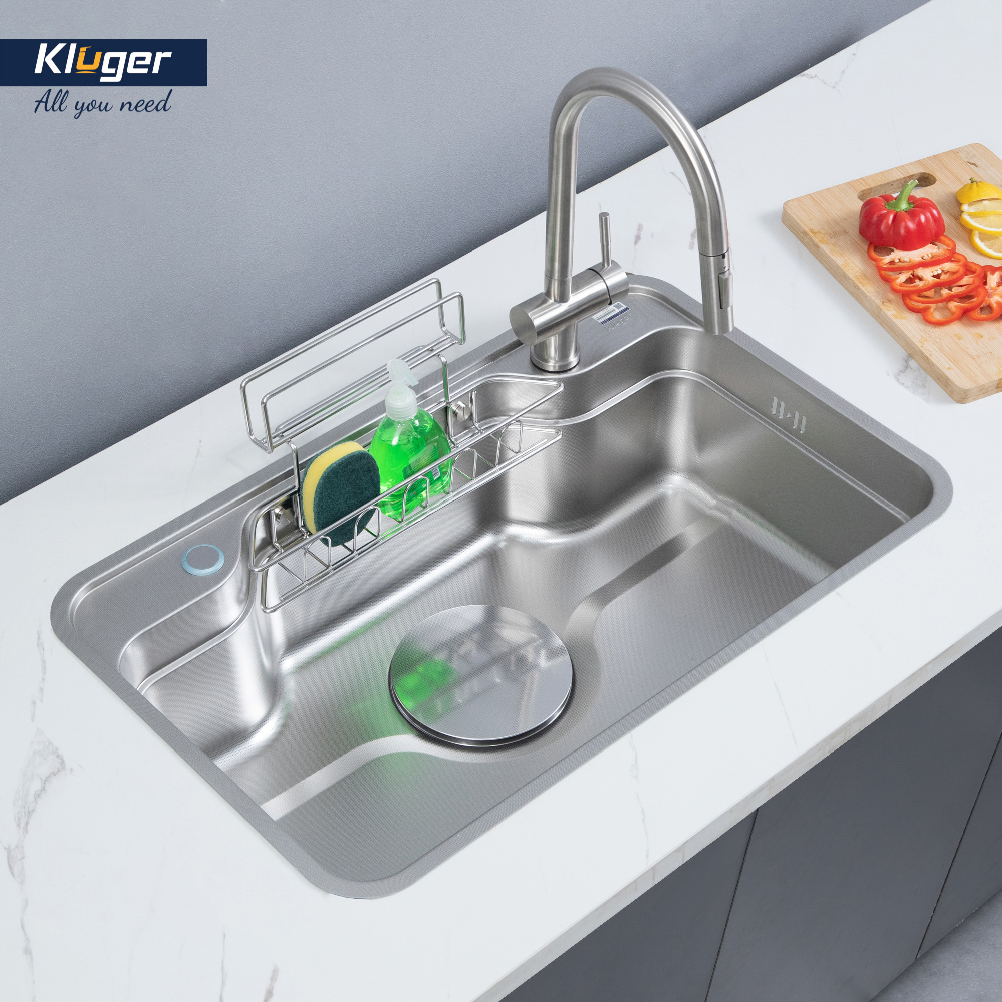 Chậu rửa Kluger KF7848FS Basic (Tặng vòi rửa Kluger)